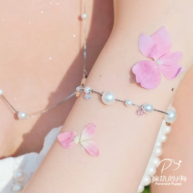 925银合成锆石手链 专享 彩色版！绫·满天星手链女小众轻奢手饰