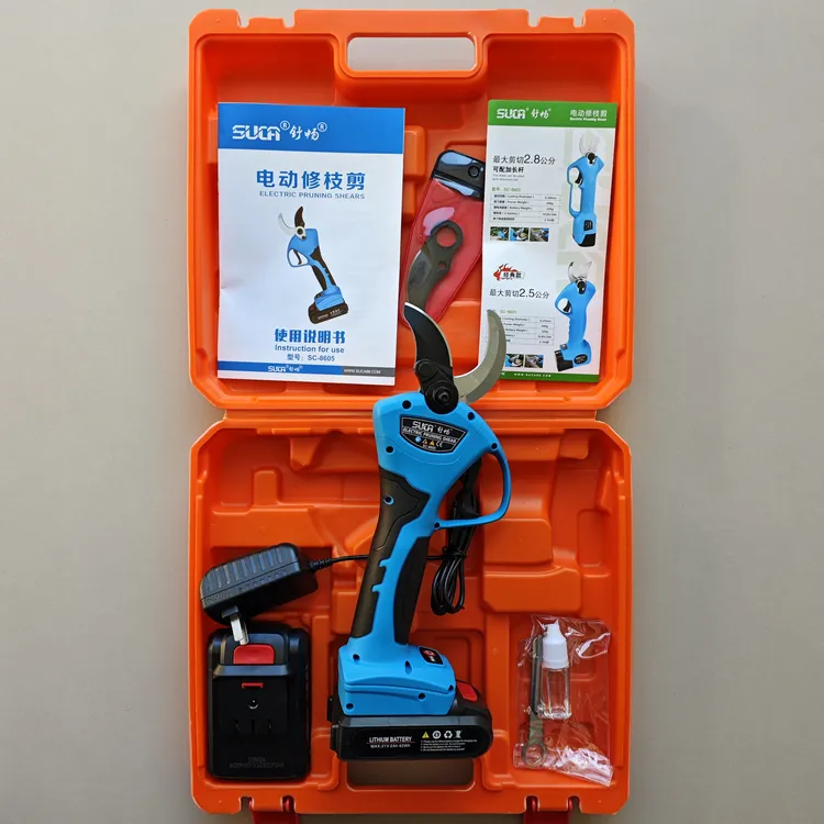舒畅8605电动修枝剪刀 40大力果枝剪 加送刀片