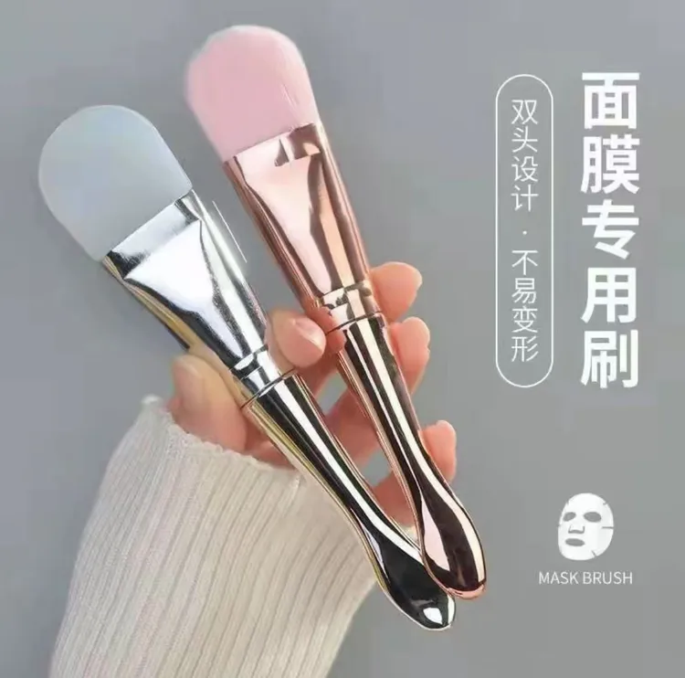 化妆刷涂抹式硅胶软毛脸部泥膜专用清洁水疗粉底