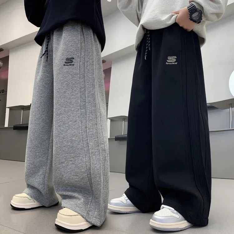 男童裤子春秋款儿童运动长裤男孩2025新款中大童秋季宽松休闲裤潮