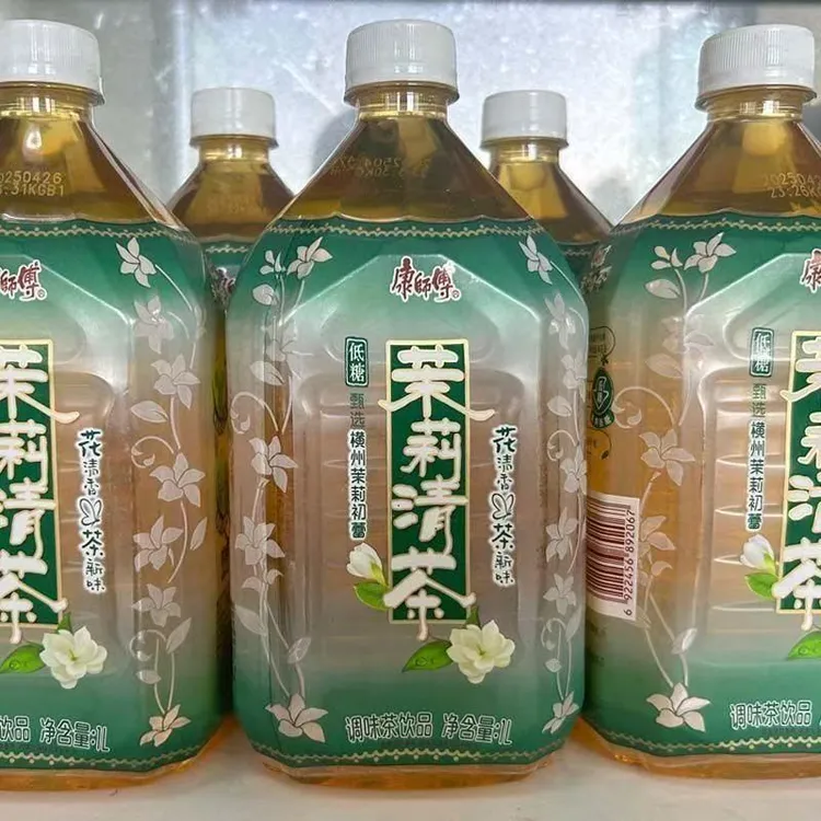 康师傅茉莉清茶1000ml*8瓶茶饮料大瓶解渴500ml*12瓶特价便宜促销