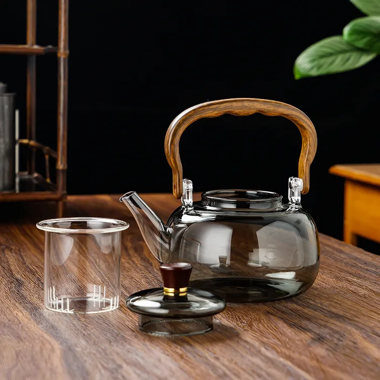 家用煮茶耐高温玻璃茶壶可用于电陶炉明火的茶具