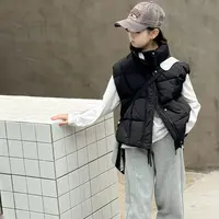 【毛妈潮牌】女童秋冬加厚棉马甲2025新款大童韩版洋气百搭马甲外套