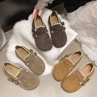 【嘉人有约】厚底内增高超火一脚蹬勃肯鞋女秋季外穿2025新款休闲