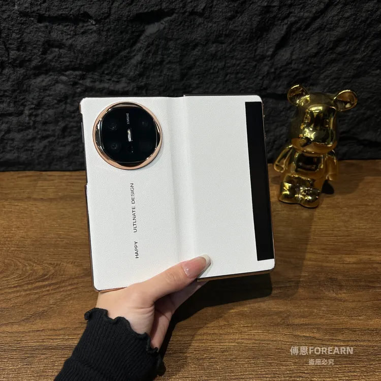 适用于华为matex6手机壳matex5真皮matex3折叠屏x6翻盖保护套磁吸