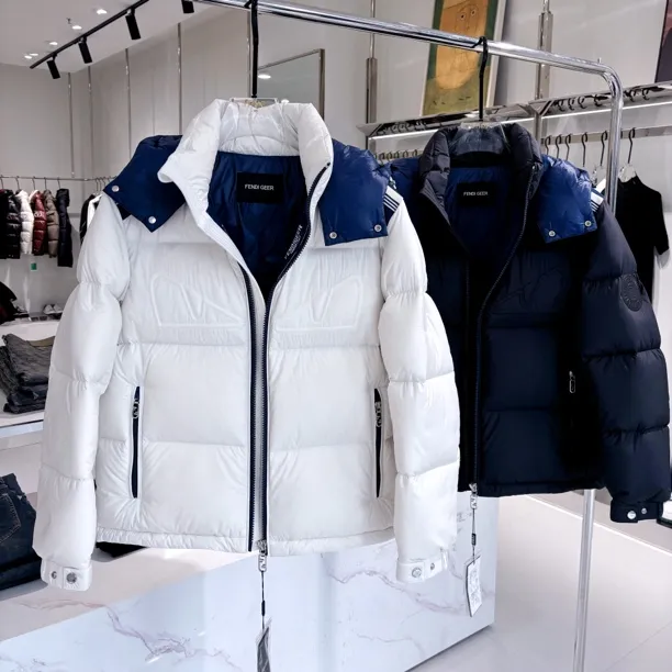 FENDIGEER男士秋冬新款连帽短款休闲时尚保暖男士羽绒服