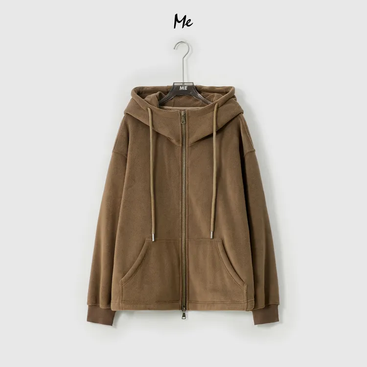 ME【厚绒暖棕外套】冬季新款简约百搭休闲外套MEQC3114
