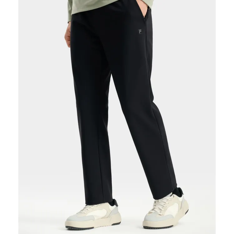 Fila/斐乐男【加绒亲肤】秋冬新款弹力户外休闲针织长裤F11M543606F