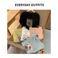 日褡 凉感冰沙T恤5D02休闲百搭夏季小众宽松 9276清仓