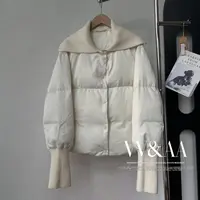 VV&AA 秋冬针织羊绒翻领羽绒服 LXY4868
