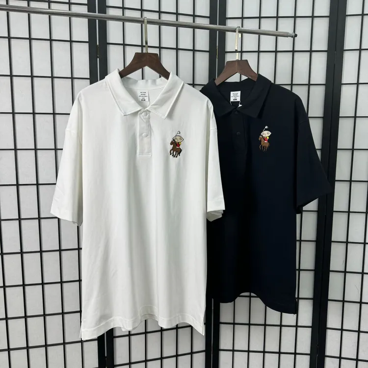 26SS原创恶搞马年饺子限定短袖正肩POLO衫过年恶搞之家联名t恤