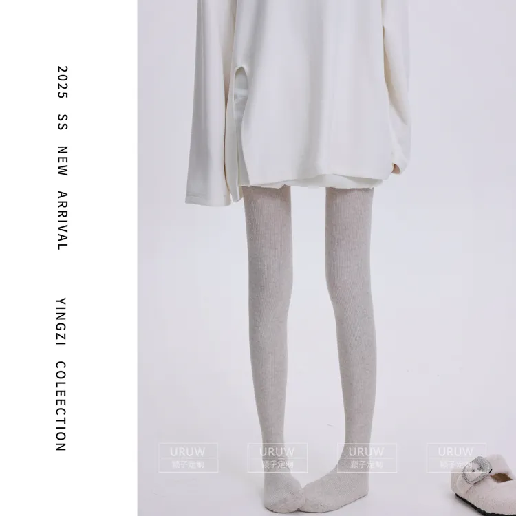 秋冬通勤休闲风纯色时尚百搭连体裤保暖紧身显瘦袜裤5141