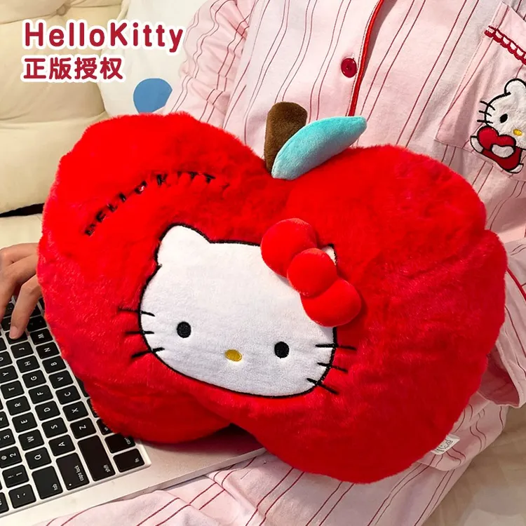 苹果凯蒂猫热水袋学生可爱暖手宝充电暖宝送女朋友圣诞礼物暖水袋