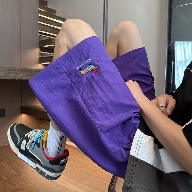 夏季新款短裤男速干薄款五分裤男女同款休闲百搭2025网红男士短裤