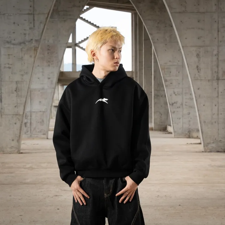 2025's秋冬连帽长袖套头帽衫舒适简约休闲经典款卫衣