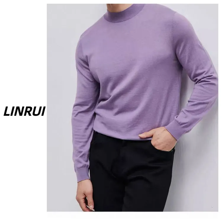 【爵派尔】出品男士冬季净版纯色羊毛保暖秋冬针织衫KF622羊毛衫