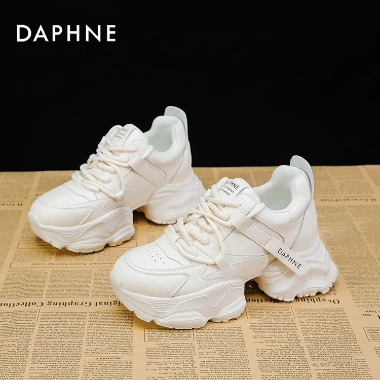 达芙妮老爹鞋女2025秋冬新款时尚百搭厚底增高休闲女鞋美式鞋子L