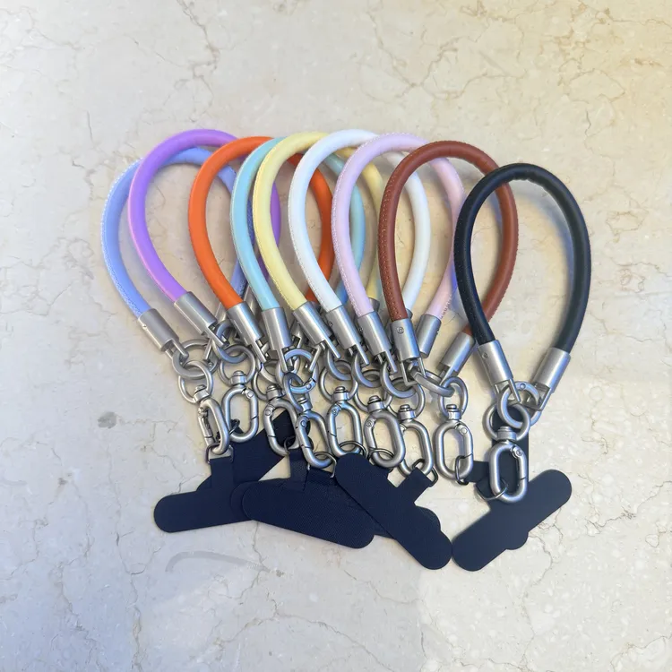 23CM短款皮绳系列简约百搭高级感户外防丢失手机绳耐用结实精工