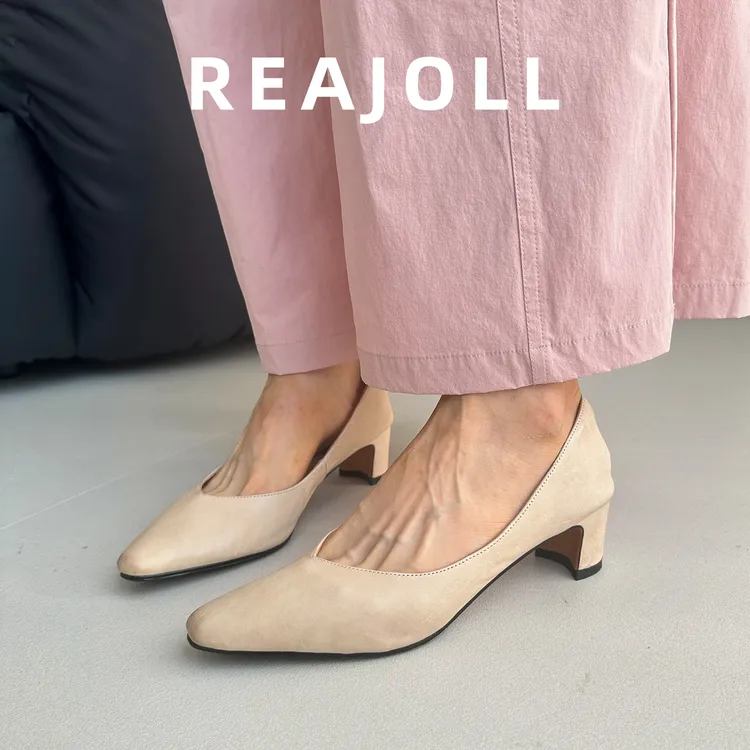 单鞋女鞋新款2025爆款时尚气质法式粗跟配裙子的网红百搭玛丽珍鞋