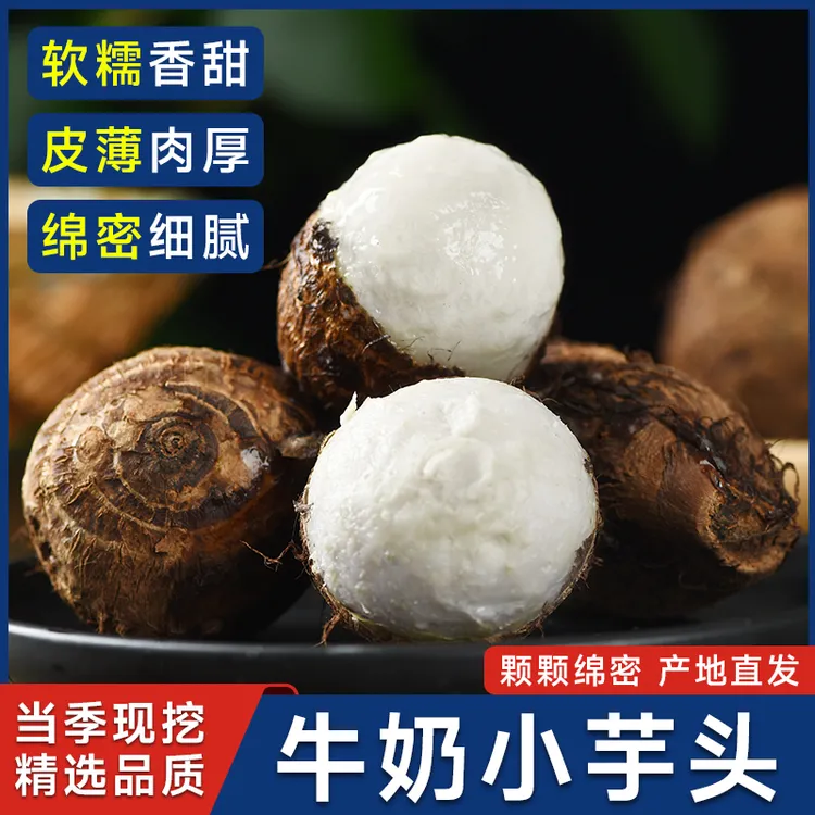 正宗牛奶芋头小香芋5斤新鲜毛芋头现挖农家自种奶油芋艿软糯蔬菜