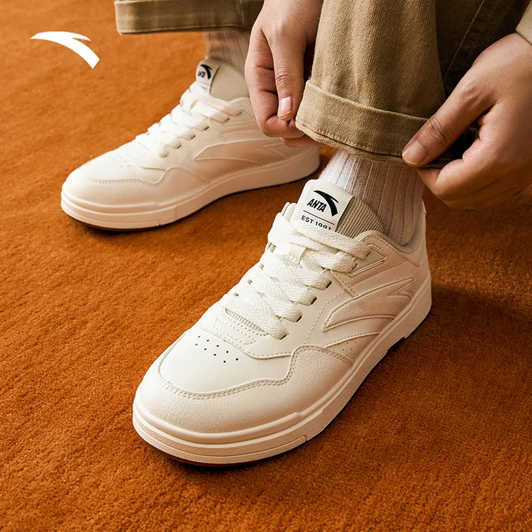 双11爆款安踏BASIC板鞋旅游鞋秋季流光风情侣运动休闲百搭潮鞋