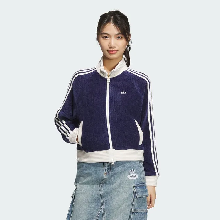 阿迪达斯 （adidas）女子休闲潮流夹克外套JN0724
