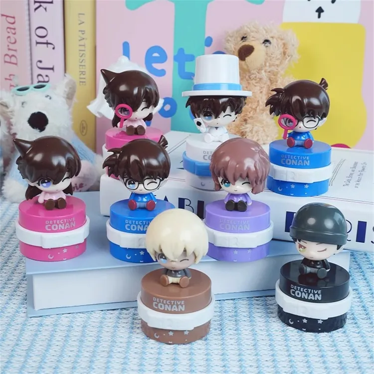 正版名侦探柯南迷你公仔系列怪盗基德灰原哀盲盒潮玩男孩生日礼物