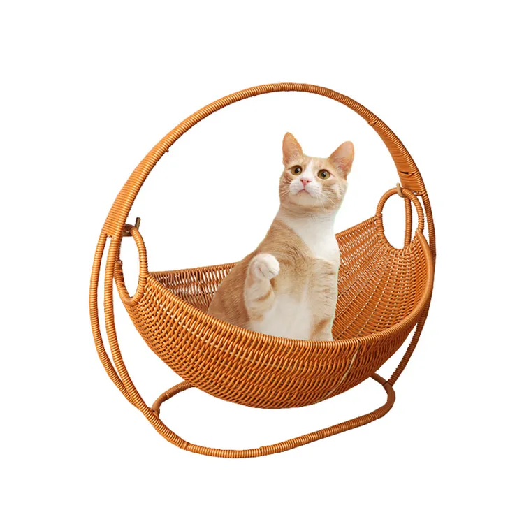 网红仿藤编摇篮猫窝宠物吊床吊篮狗窝新款