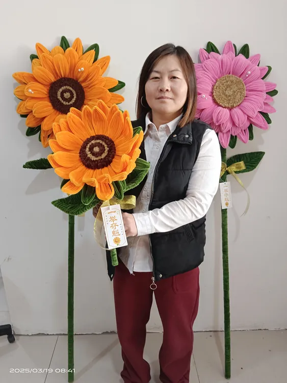 【一举夺魁】【成品】【教师节】纯手工制作巨型向日葵大花束送老师礼物