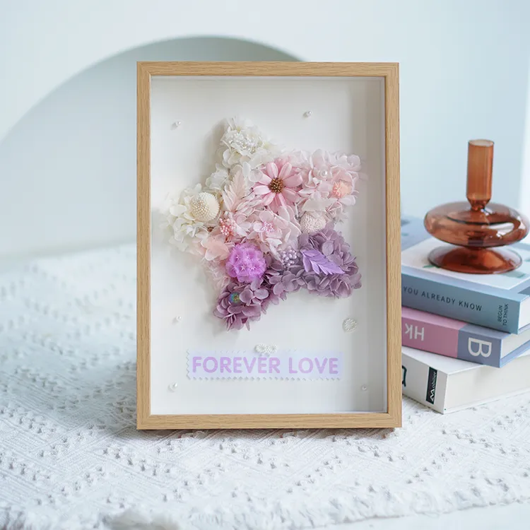 永生花星星相框，摘一颗星星送爱人送闺蜜送朋友送长辈