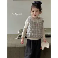 7Seven·25冬~条纹绗棉马甲7222（ 童装汉服）