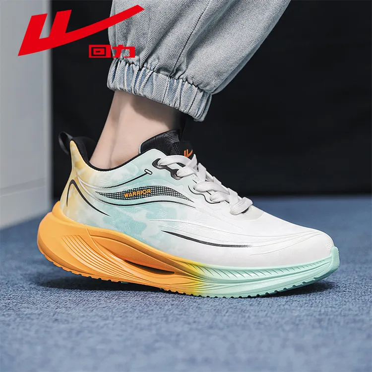 回力运动鞋男鞋2025秋冬新款皮面防泼水厚底跑鞋子软底跑步鞋男款