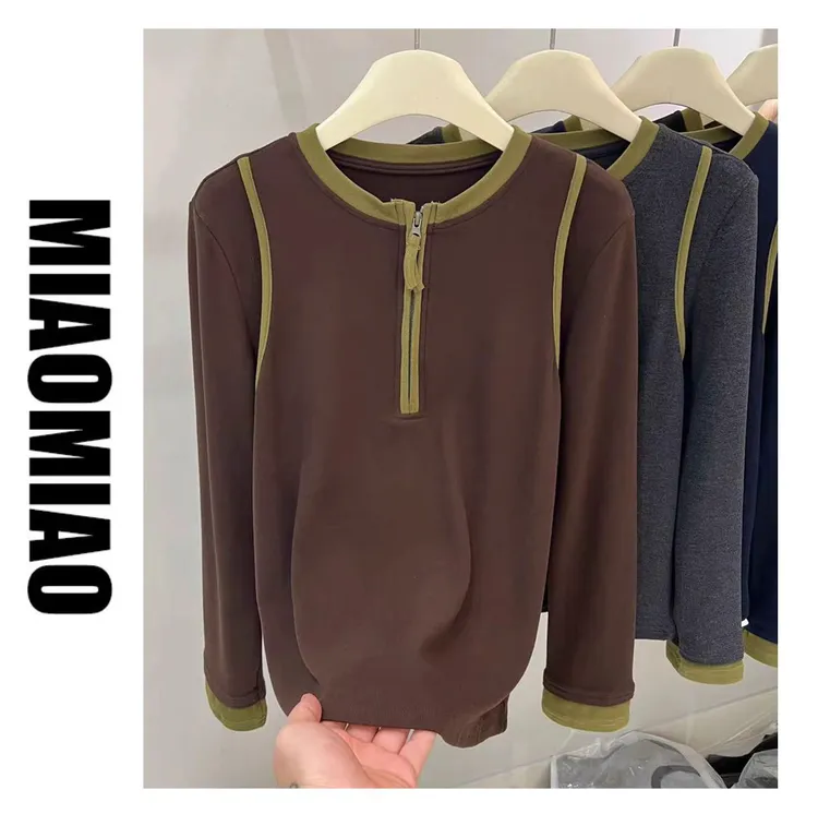 25161时尚洋气遮肉显瘦新款上衣