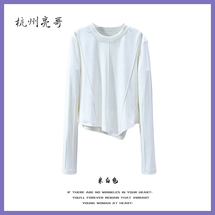 【亮哥欧货女装】冬季发热双面绒《立裁》高弹显瘦打底上衣10108-B5