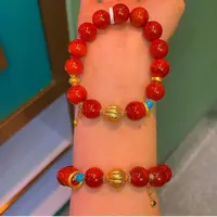 红运当头，八方来cai！高定赤焰玫瑰！九口火焰纹南红必蹲赤焰玫瑰 