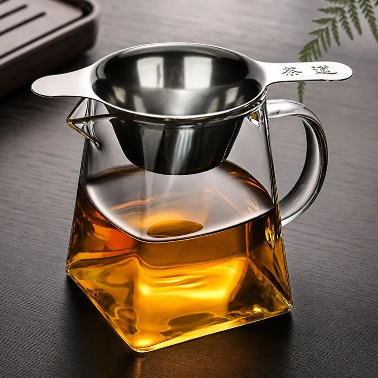 加厚高硼硅玻璃公道杯茶漏大容量分茶器加厚家用泡茶杯茶壶茶具商品图