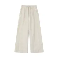 【麻念】裤长100-102 高端线 100%亚麻休闲纯色松紧裤M547