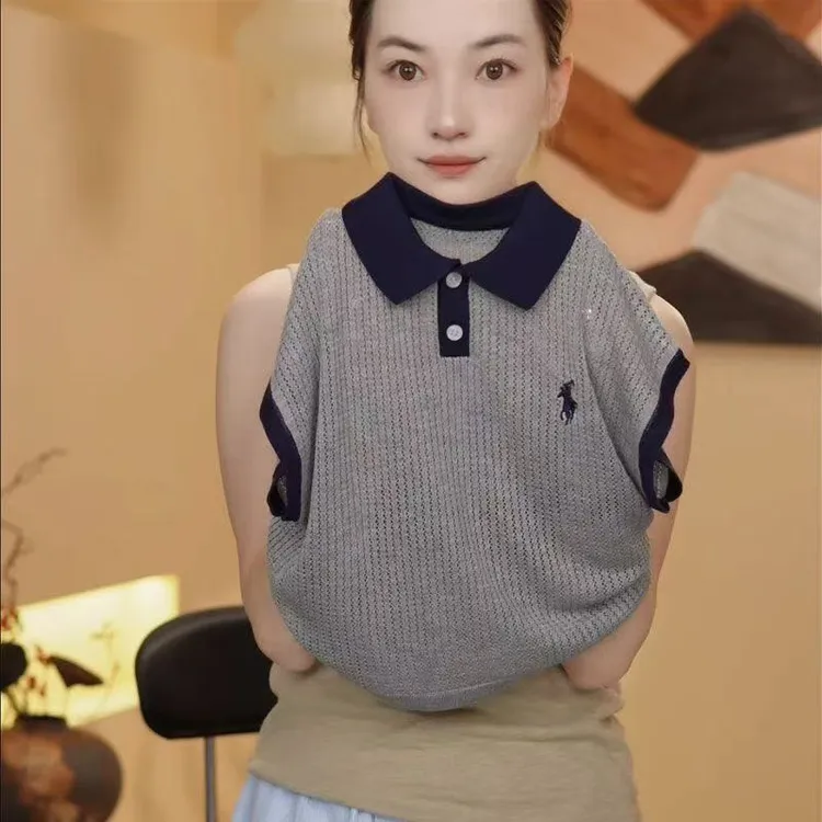 翻领短袖透气男女童百搭洋气夏季POLO衫纯色中性针织时尚儿童童装