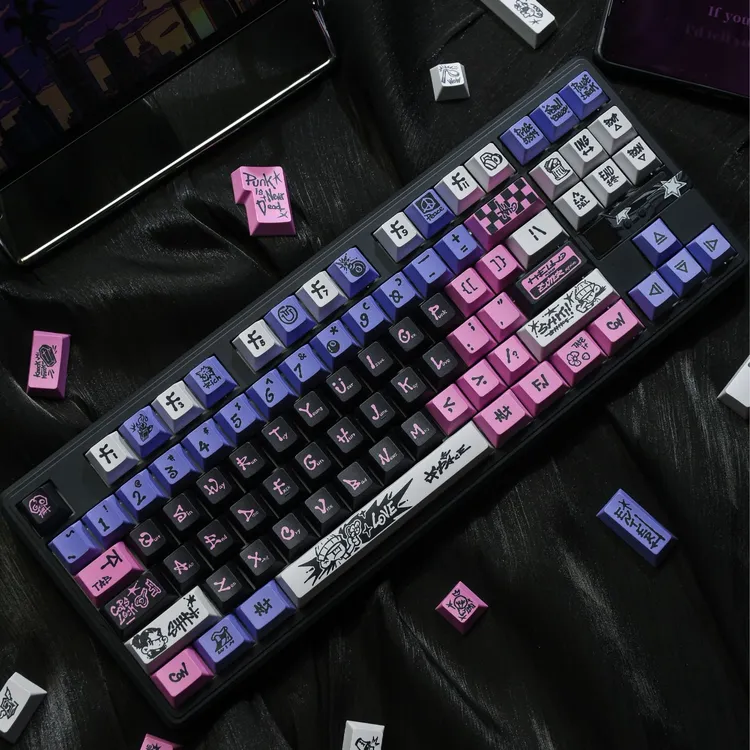 创键宇宙×AAO联名创意个性热升华PBT键帽