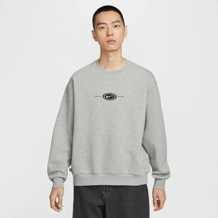 NIKE耐克男子AS U SB FLC CRW BB KOSTON针织无帽卫衣HV0248-063