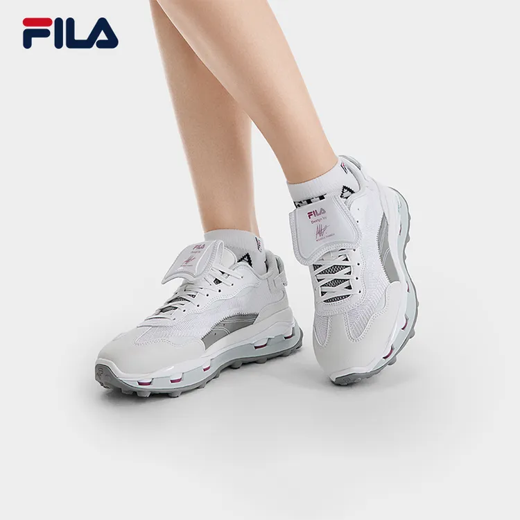 FILA 斐乐官方女鞋KM 2先锋运动鞋2025秋新款叠叠鞋休闲鞋运动鞋