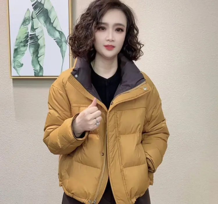 冬季新款洋气时尚防寒保暖三防女款百配百搭气质优雅短款羽绒服