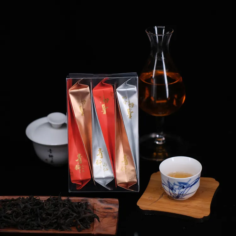 武夷山岩茶村大红袍肉桂水仙各2泡品鉴岩茶村老品牌青狮岩茶
