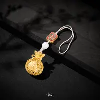 合金锦纶吊坠 【錾宝】·似梓珠宝· 挂件  多样性发一  SZCC810454