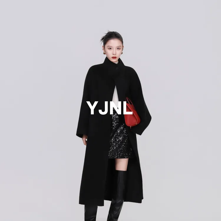 YJNL金标/博主挚爱 原色高支澳毛云朵感松弛长款羊毛大衣