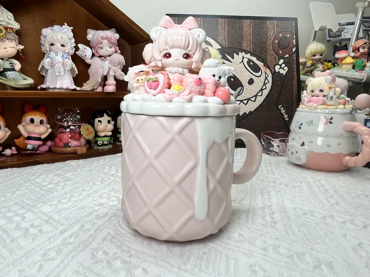 MiMiA系盲盒手工DIY奶油胶马克杯创意精美节日闺蜜礼物