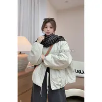 【济州岛】秋冬韩系百搭休闲保暖排球服女宽松显瘦棉服外套2025新款
