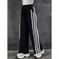 韩式蕾丝花边织带女童休闲阔腿裤 A577 577 Q2