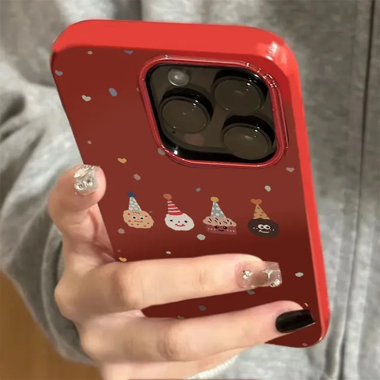 BANCA可爱雪人饼干适用iPhone16/15promax苹果14果冻手机壳13软12