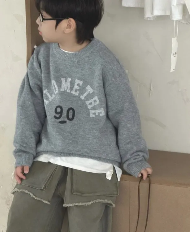 儿童秋冬毛衣舒适洋气百搭男童中大童帅气针织衫   25555